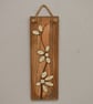 Vine Flowers - Large, Rustic Wall Art, 3D Wood Picture