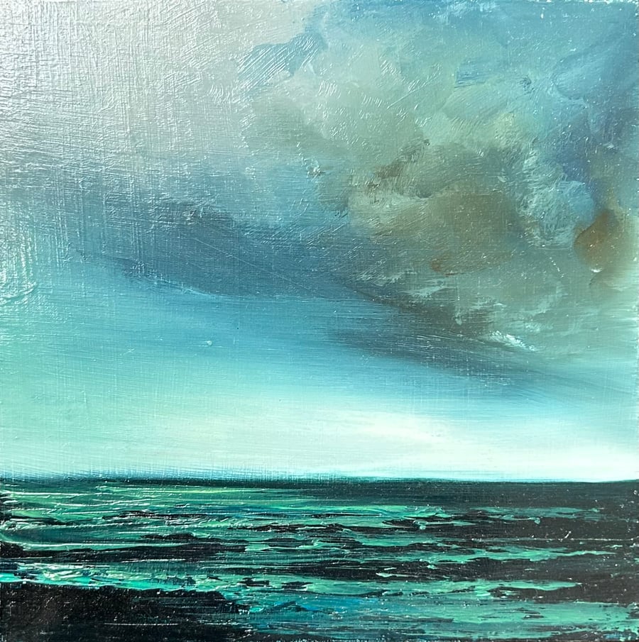 Oil Sketch (unframed) - Tumble Tide 