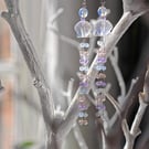 Mermaid summer long dangle earrings 