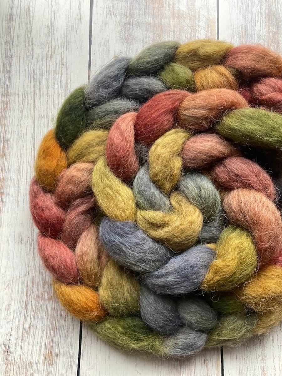 Gotland Spinning fibre 100g Hedgerow