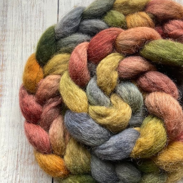 Gotland Spinning fibre 100g Hedgerow