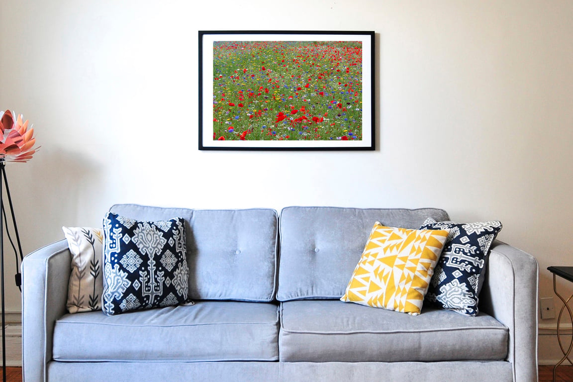 Wildflower meadow print