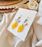 Whimsical Floral Drop Earrings - Image 2