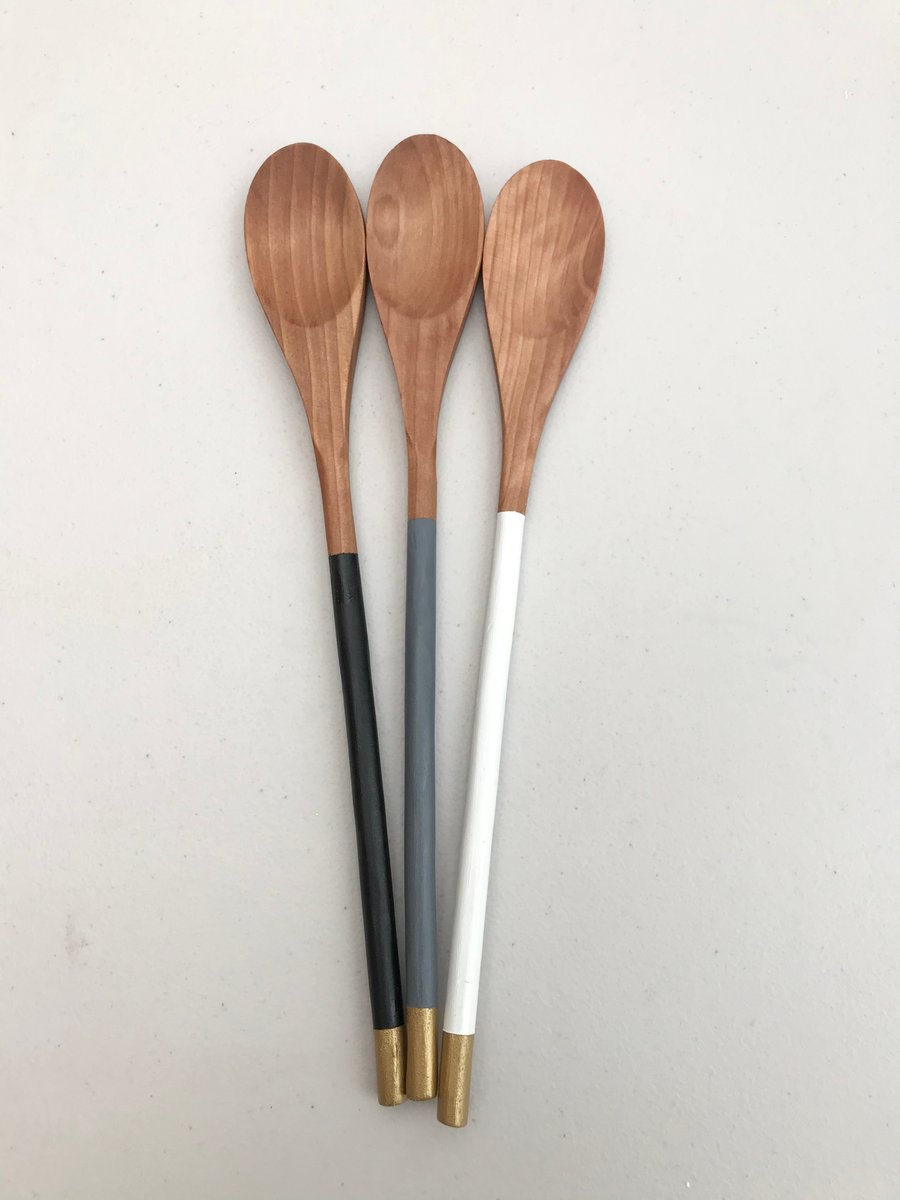 Hand painted wooden spoons 