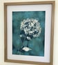 Botanical gift. Cyanotype Art. Hydrangea Annabelle flower. Perfect present  - Image 2