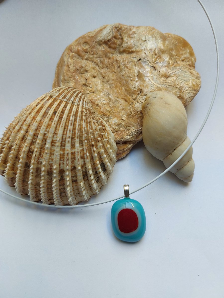 Fused Glass Pendant 