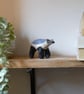 Little Paper Badger - Handmade Nature Inspired Woodland Art Gift