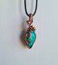 Tibetan Turquoise & Copper Necklace Pendant Gift Crystal Jewellery Jewelry  - Image 2
