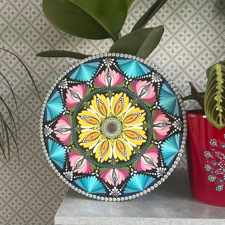 Colourful Mandala Wall Art