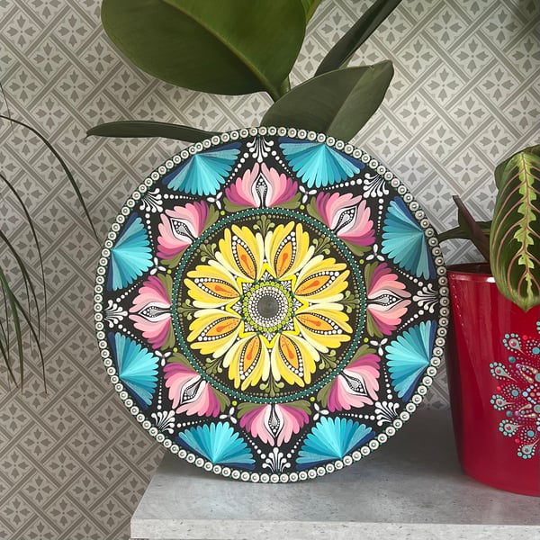 Colourful Mandala Wall Art