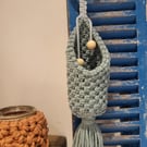 Small macrame basket