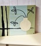 Original painting on canvas "Sage  with pot"