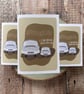 Father's Day Card, Car Lovers, Modern Calligraphy, Greeting Card, Cars