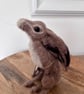 Needle felt Moongazing Hare 