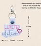 Limited Edition Keyring - Positive Embroidered Bag Charm - Image 5