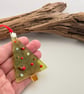 Robins Christmas Tree Decoration with White Star - Image 6