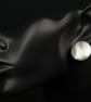 Silver domed ear studs - Image 2
