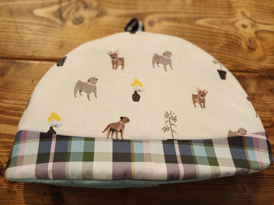 Handmade Joules Fabric, Dog Themed Tea Cosy