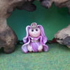 Princess 'Cristie' Tiny Royal Gnome with jewels OOAK Sculpt by Ann Galvin