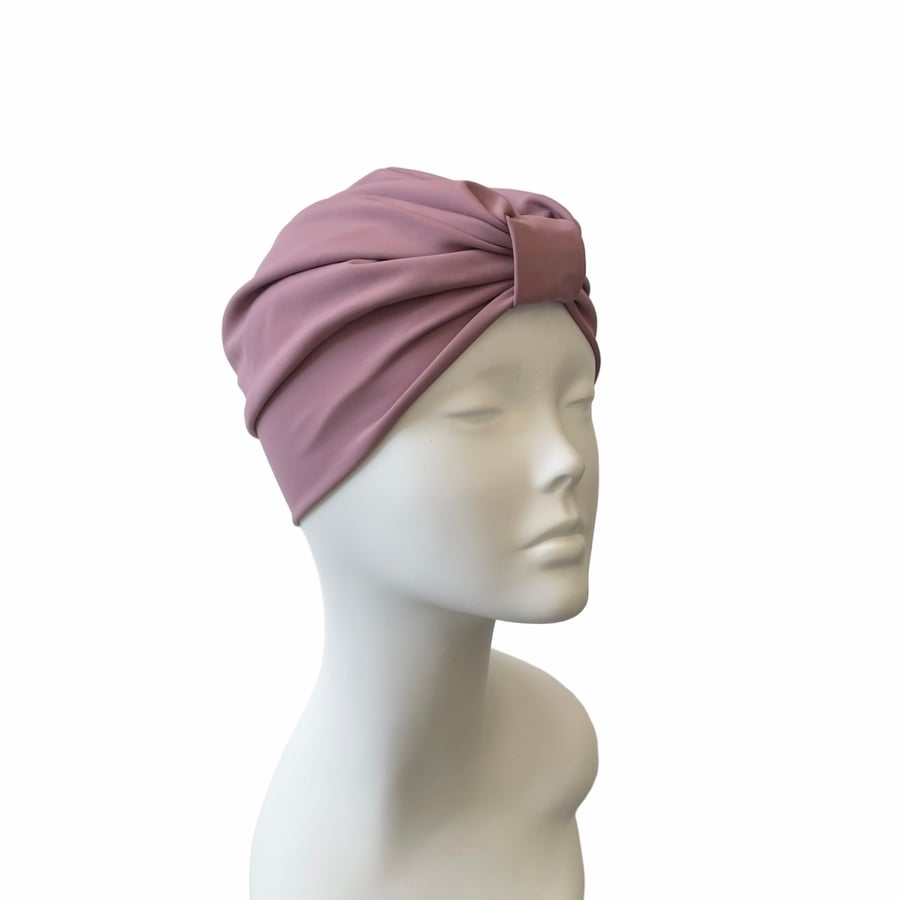 Beach Turban, SPF 50 Hair Care Summer Turban Hat for Women, Thin Summer Hat 