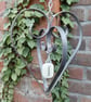 Personalised Entwined Rusty Garden Love Heart, Unique Garden Gift