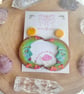 Moon Polymer Clay earrings