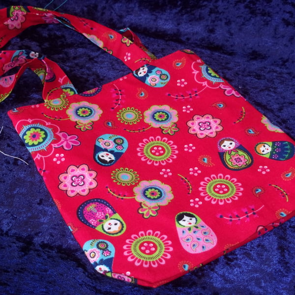 Russian Dolls Fabric Bag