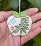 Gift for teacher small ceramic Thank You apple decoration - Image 4