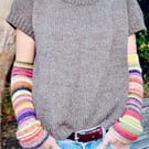 Warm Hugs Arm Warmers Kit by Jen Yard every.thing.shapes.us