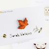Wooden Leaf Magnetic Needle Minder