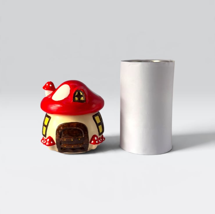 Red and White Toadstool Mushroom Shaped Trinket... - Folksy