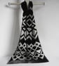 LIMITED EDITION SILK VISCOSE DEVORE VELVET SCARF - Image 2