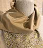 Liberty of London Print Long Scarf.Cotton Tana Lawn and Velvet   - Image 3
