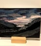 Dusk - An original painting supplied with a wooden stand