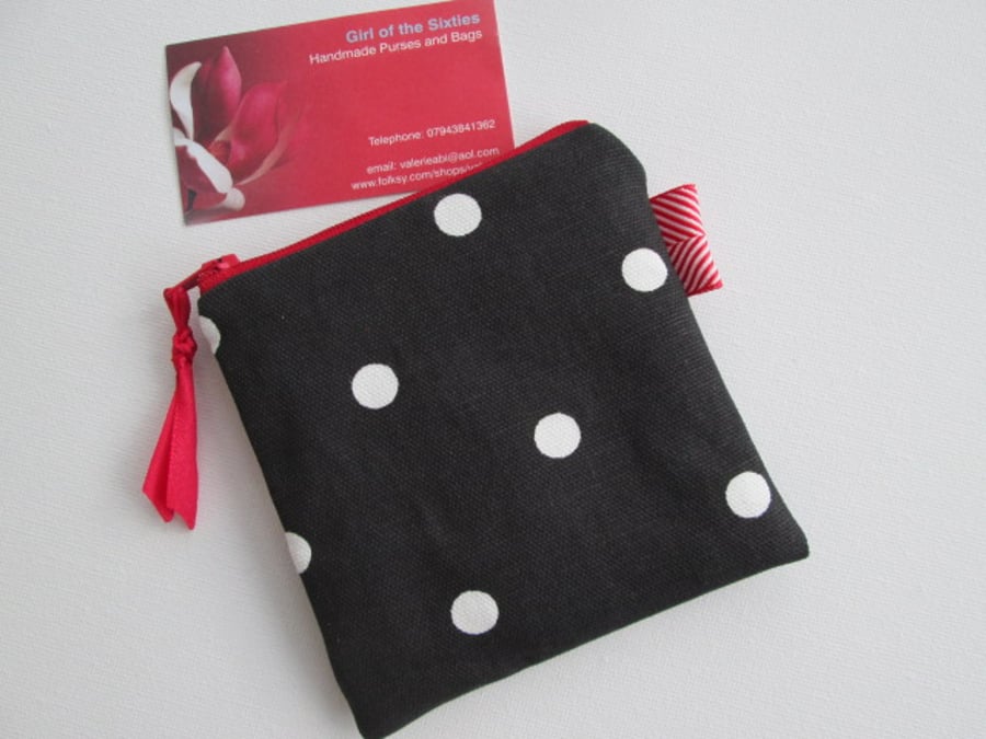 SALE Spotty  Coin Purse