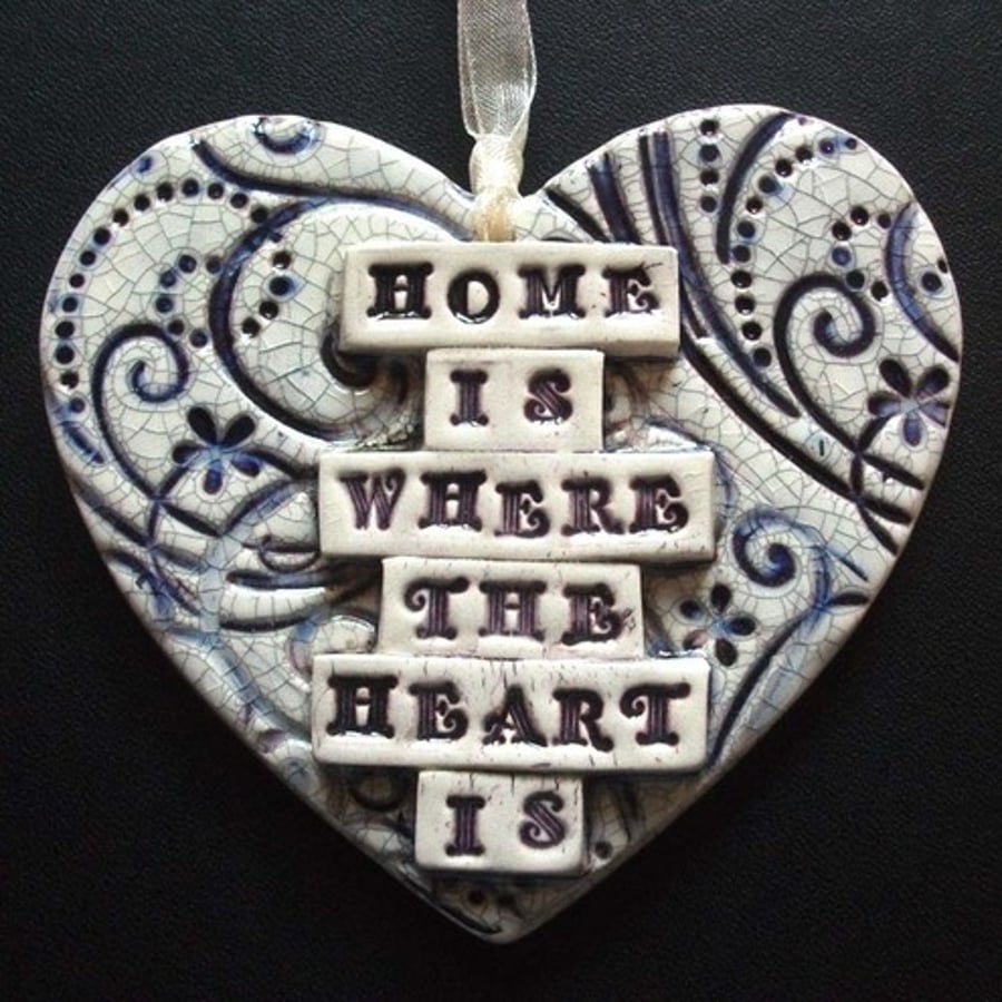 ceramic heart decoration