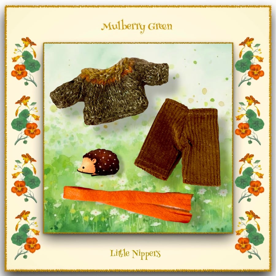 Little Nippers Hazelnut and Brown Outfit