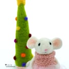 Ballerina Mouse, Isabella, needle felted by Lily Lily Handmade