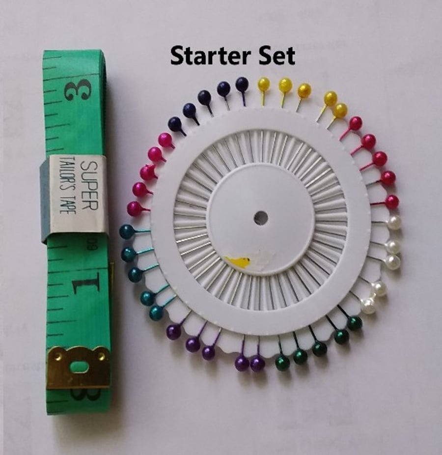 Starter Set - Pins and Tape Measure