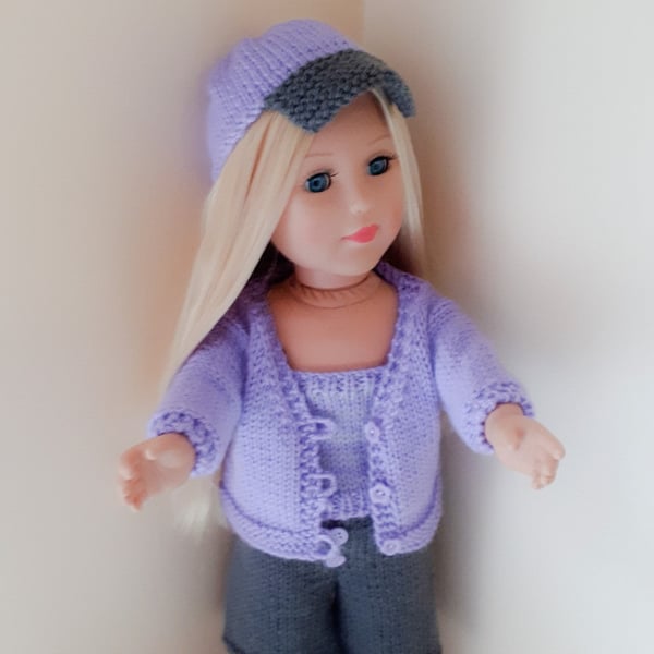 KNITTING PATTERN PDF Wisteria Hat for Doll