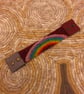 Leather and beadwork bracelet - Image 2
