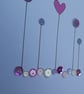Thank You Card - Pink & Purple Sequins - Image 5