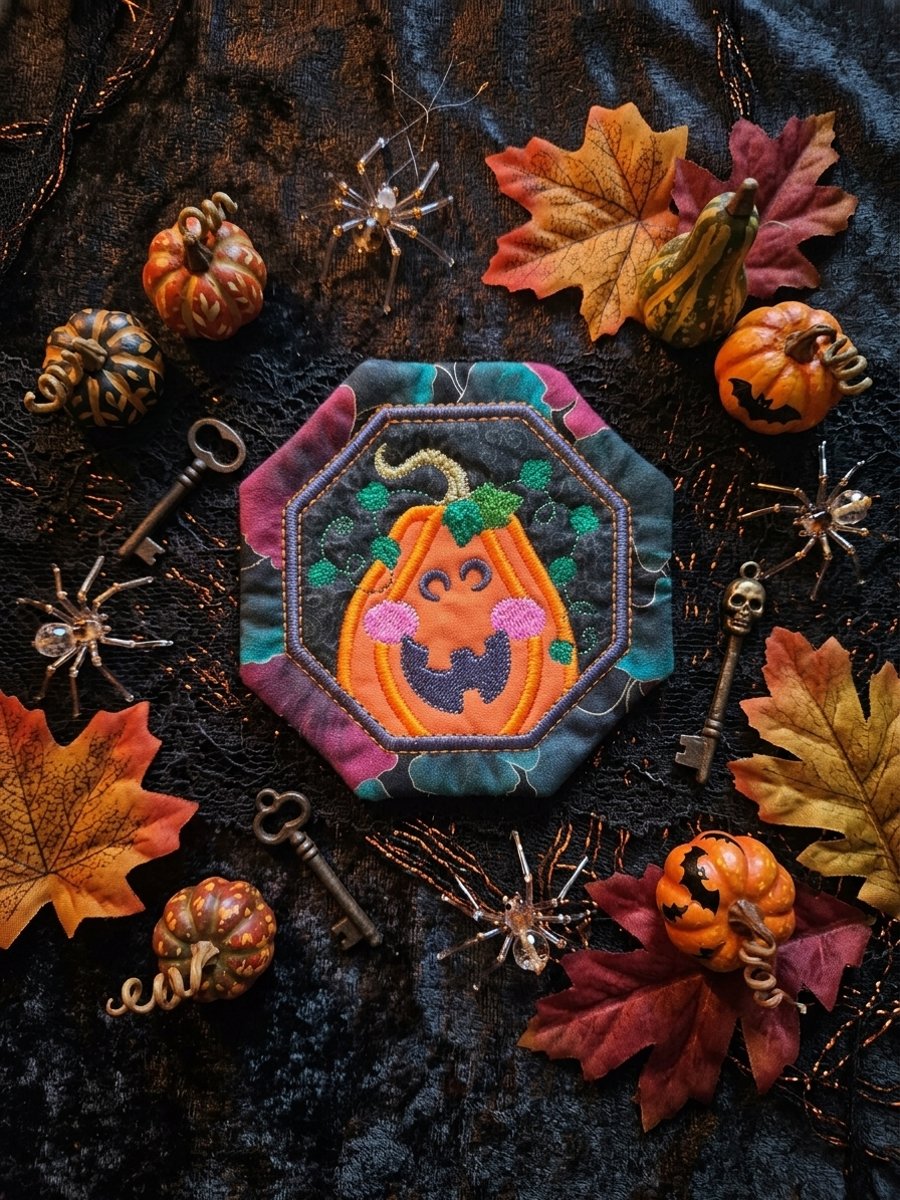 Halloween Mug Rug