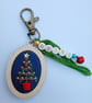 Christmas Tree Keyring or Bag Charm - Image 1
