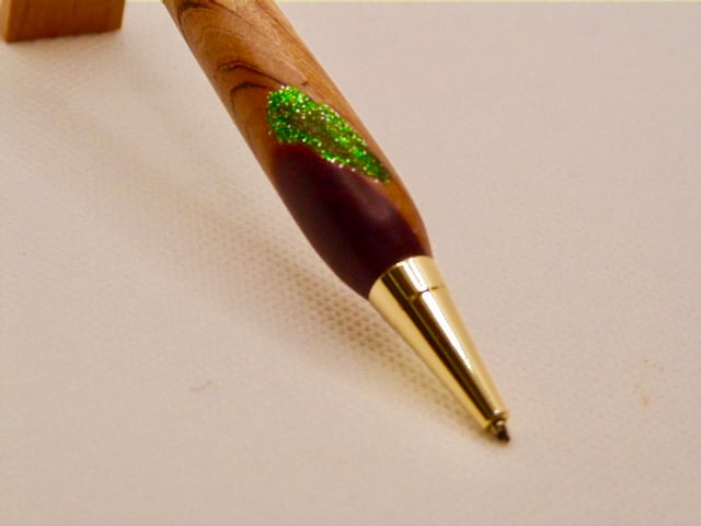 Handmade wood twist pen