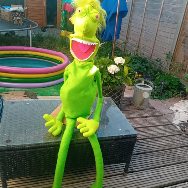 UV reactive zombie puppet 