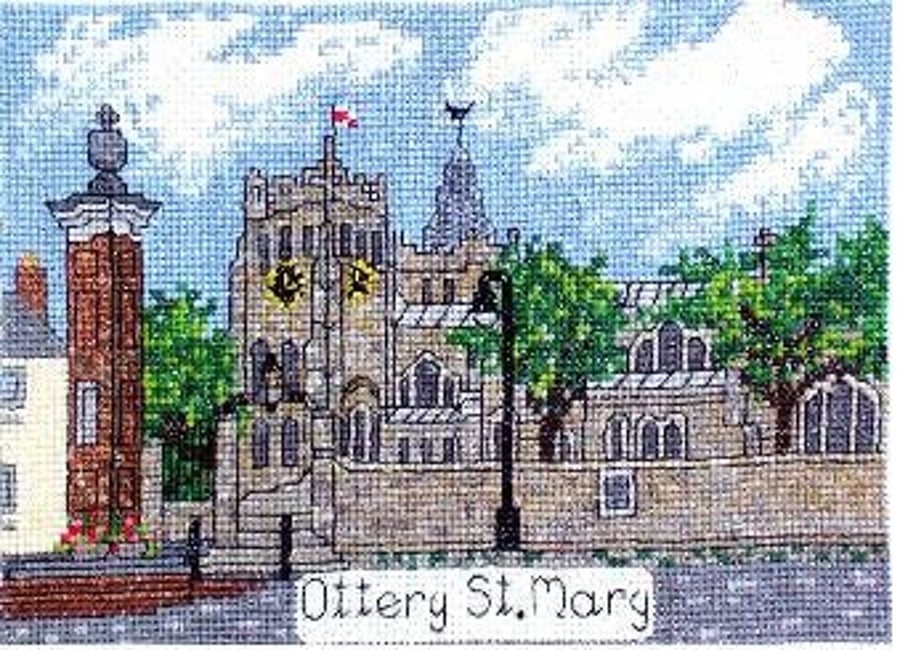 Ottery St. Mary in Devon cross stitch kit