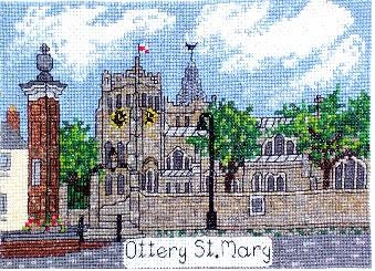 Ottery St. Mary in Devon cross stitch kit