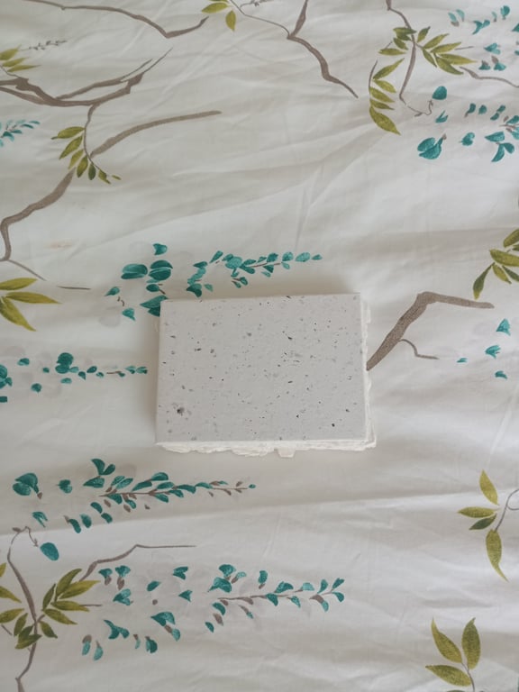 Handmade sketchbook A6 cotton rag watercolour paper open spine 