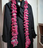 Scarf or Boa Handknitted from Circulo Rendado Trico Fabric Yarn